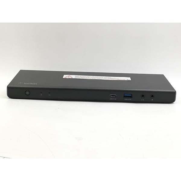 中古】Belkin CONNECT ユニバーサルUSB-C トリプルディスプレイ ドック