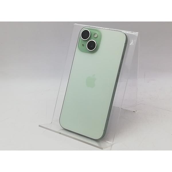 中古】Apple 国内版 【SIMフリー】 iPhone 15 128GB グリーン MTMM3J/A