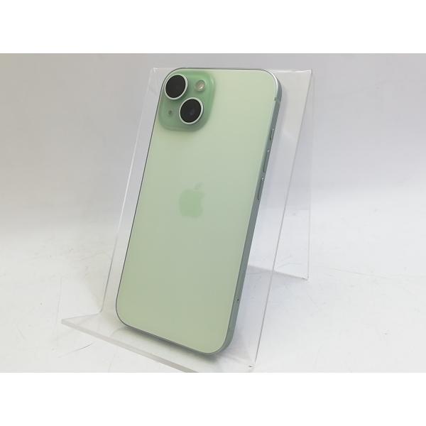 中古】Apple 国内版 【SIMフリー】 iPhone 15 256GB グリーン MTMT3J/A