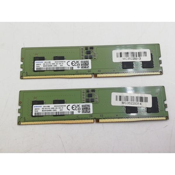 デスクトップ用DDR5 4800 8GBx2 16 GB 中古】DDR5 8GB 2枚組（合計16GB） DDR5-4800(PC5-38400