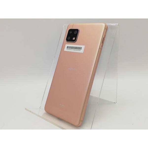 中古】SHARP au 【SIMロック解除済み】 AQUOS sense5G ライトカッパー