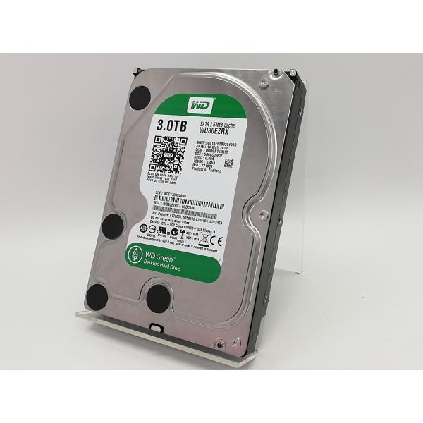 中古】W.D. WD30EZRX WD Green 3TB/IntelliPower/64MB/6Gbps【スマーク