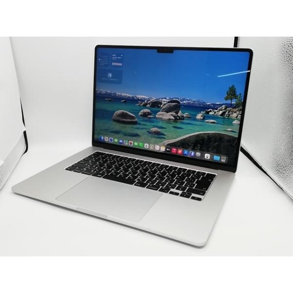 【中古】Apple MacBook Air 15インチ  M3(CPU:8C/GPU:10C) 8GB/512GB シルバー MRYQ3J/A (15インチ, M3, 2024)【大宮東口】保証期間１ヶ月【ランクB】
