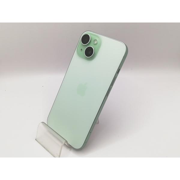 中古】Apple 国内版 【SIMフリー】 iPhone 15 128GB グリーン MTMM3J/A