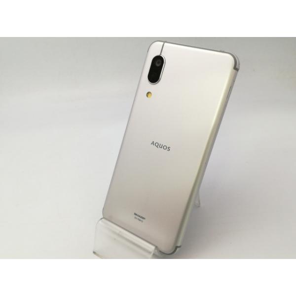 中古】SHARP 楽天モバイル 【SIMフリー】 AQUOS sense3 lite シルバー 