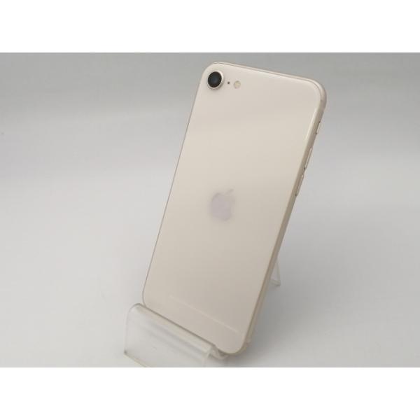 【中古】Apple au 【SIMフリー】 iPhone SE（第3世代） 64GB スターライト MMYD3J/A【大阪堂島】保証期間１ヶ月【ランクC】