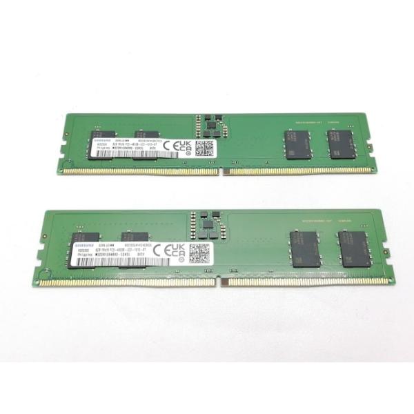 中古】DDR5 8GB 2枚組（合計16GB） DDR5-4800(PC5-38400