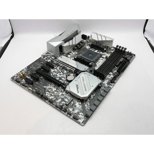 【中古】ASRock B450 Steel Legend B450/AM4/ATX【立川フロム中武】保証期間１週間