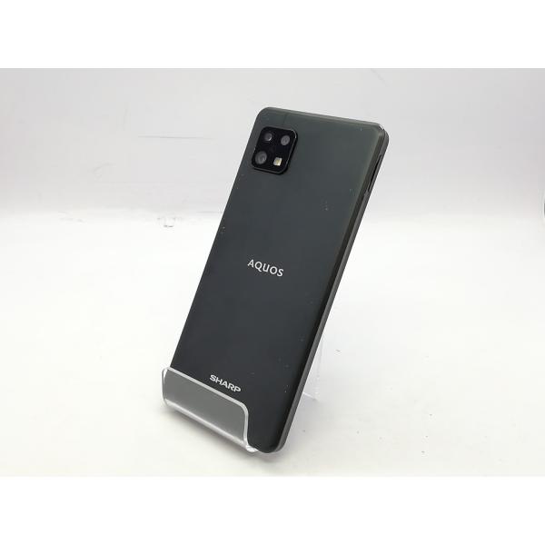 中古】SHARP 楽天モバイル 【SIMフリー】 AQUOS sense6s ブラック 4GB