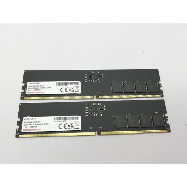 A-DATA DDR5 PC5-38400 16GB×2　デスクトップ用メモリ 中古】DDR5 16GB 2枚組（合計32GB） DDR5-4800(PC5-38400