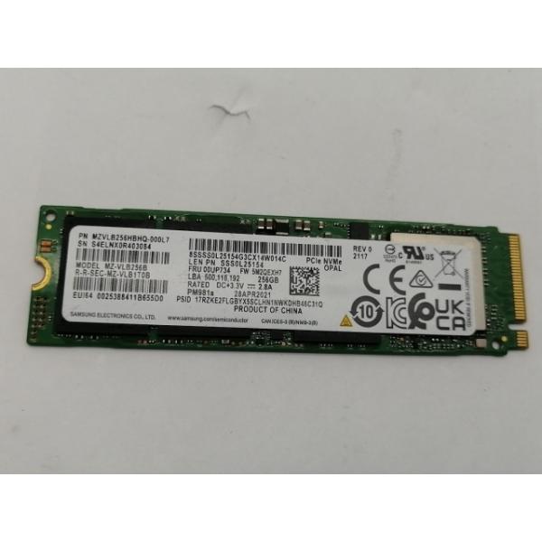 中古】各社 256GB SSD (M.2 2280/PCIe3.0 NVMe)【新宿東口】保証期間1