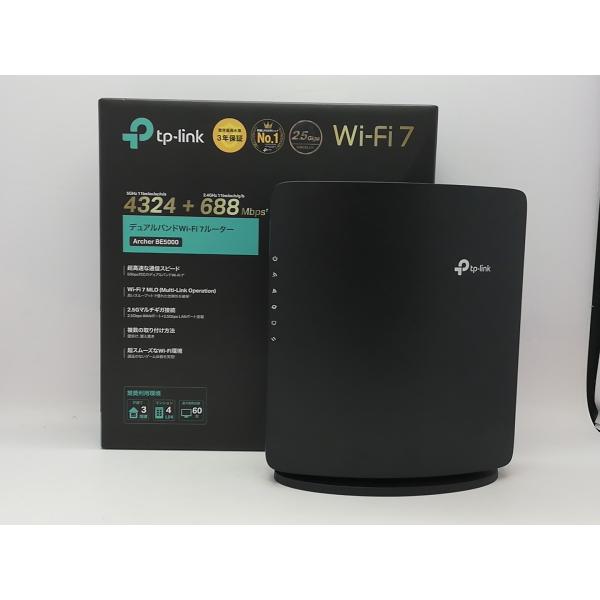 中古】TP-LINK Archer BE5000 Wi-Fi7(11be) 2025年10月【府中ル