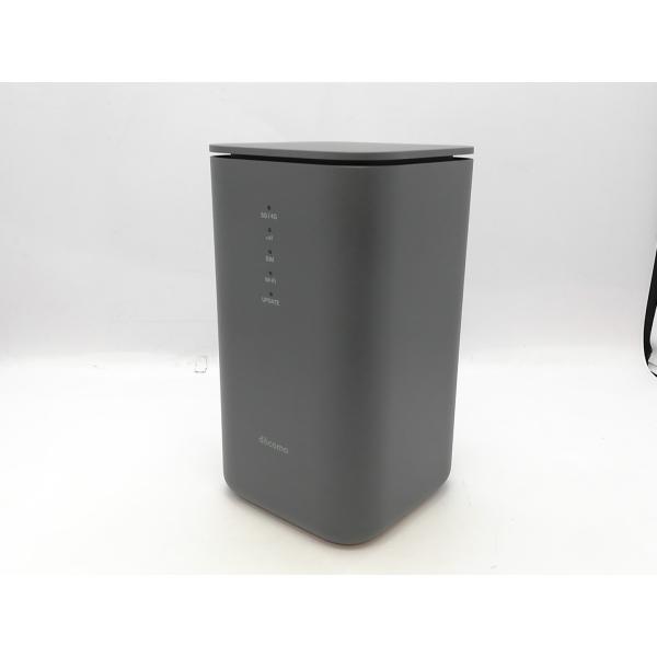中古】SHARP docomo 【SIMフリー】 home 5G HR02 [ダークグレー]【立川
