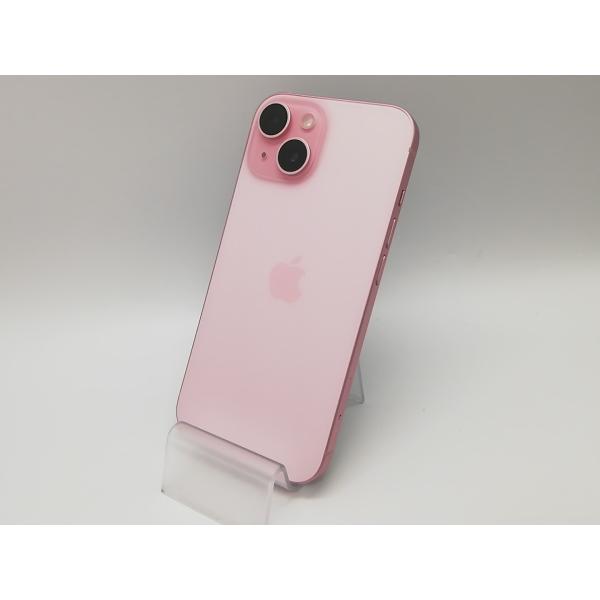 中古】Apple au 【SIMフリー】 iPhone 15 128GB ピンク MTMJ3J/A【府中