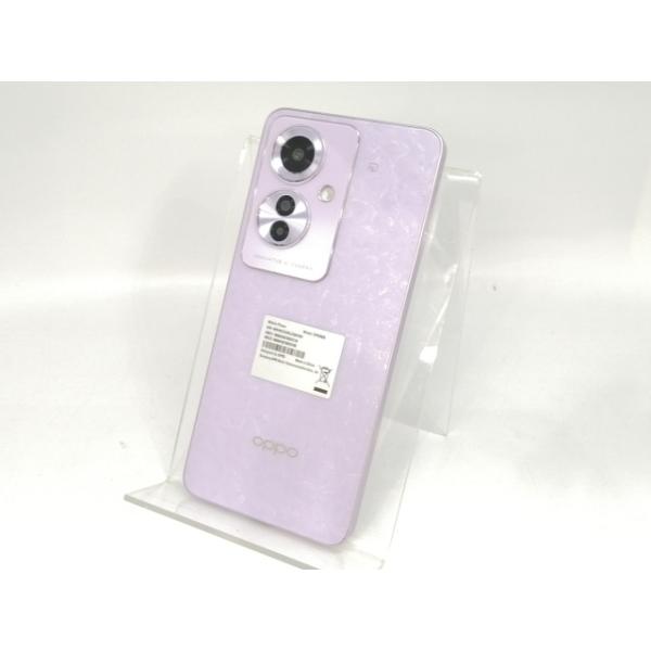 中古】Oppo 国内版 【SIMフリー】 OPPO Reno11 A コーラルパープル 8GB