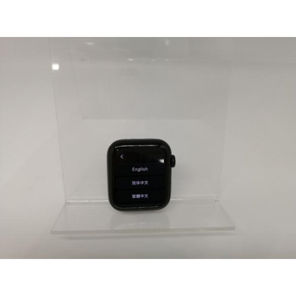 【中古】Apple Apple Watch SE3 44mm GPS ミッドナイトアルミニウムケース/ミッドナイトスポーツバンド (M/L) MEHQ4J/A【横浜】保証期間１ヶ月【ランクB】