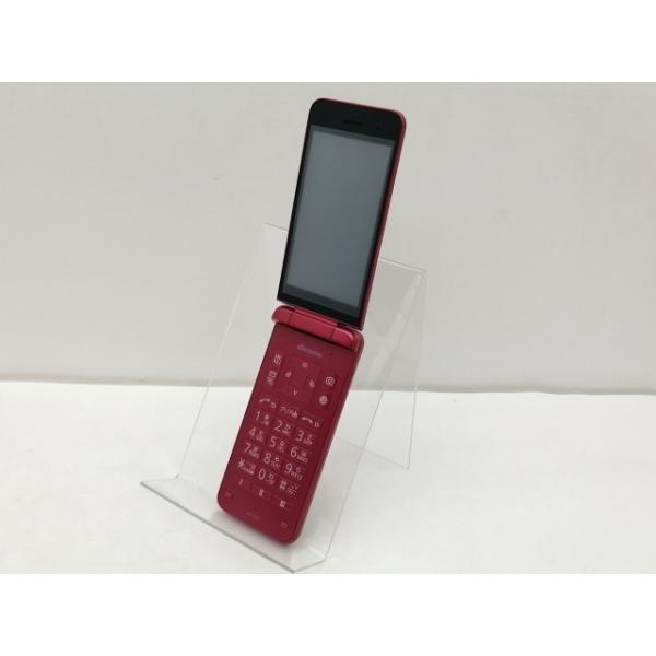 未使用】KYOCERA docomo 【SIMフリー】 DIGNOケータイ レッド KY-42C