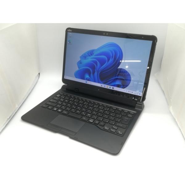 ■分類：Windowsタブレット■ランク：ランクC■メーカー：Fujitsu■製造番号：R2100317■備考：状態：画面全体に微細なキズ、隅にシミ、外装にスレやキズ、キーボードにテカリがございます付属品：キーボードカバー・ACアダプタ・A...