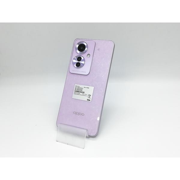 中古】Oppo 国内版 【SIMフリー】 OPPO Reno11 A コーラルパープル 8GB