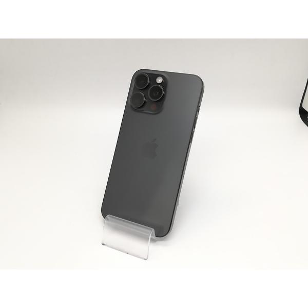 【中古】Apple docomo 【SIMフリー】 iPhone 15 Pro Max 512GB ブラックチタニウム MU6U3J/A【小倉駅前】保証期間１ヶ月【ランクC】