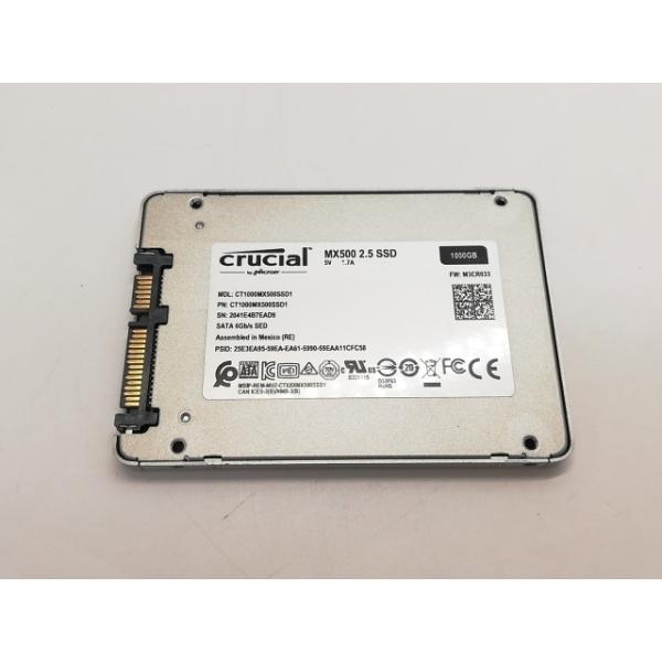 M*介様 crucial CT1000MX500SSD1 2.5” 1TB 中古 中古】Crucial CT1000MX500SSD1 1TB/SSD/6GbpsSATA/2018年1月/3D TLC