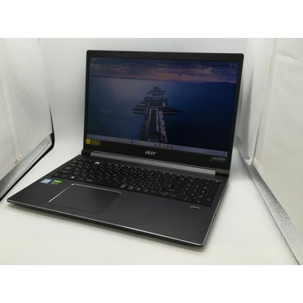 中古】Aspire 7 A715-74G-A58U6/F チャコールブラック【i5-9300H 8G