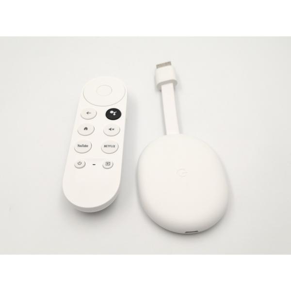 Google Chromecast with Google TV 4K 中古品 中古】Google Chromecast with Google TV HD(2022) スノー GA03131-JP