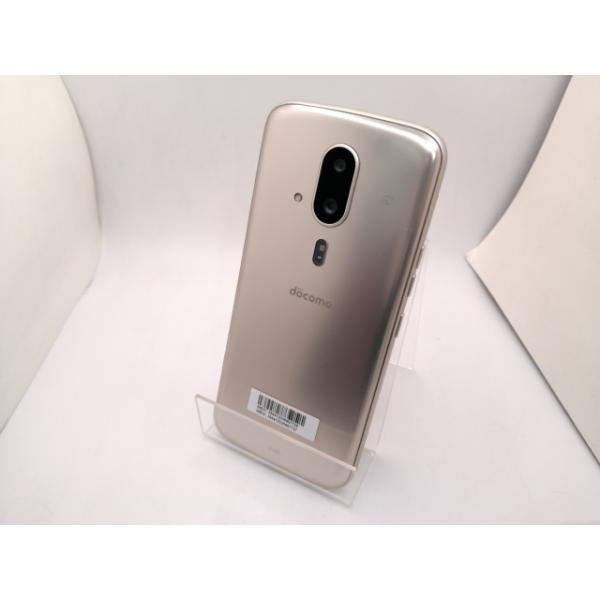 中古】FCNT docomo 【SIMフリー】 らくらくスマートフォン ゴールド