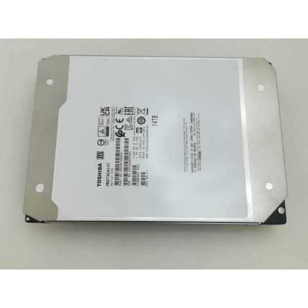 未使用　TOSHIBA 14TB HDD MN07ACA14T/A CMR 中古】TOSHIBA MN07ACA14T 14TB/7200rpm/256MB/6Gbps【大須】保証期間