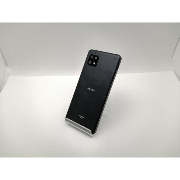 中古】SHARP au 【SIMフリー】 AQUOS sense6s ブラック 4GB 64GB SHG07