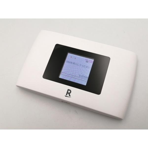【中古】楽天 楽天モバイル 【SIMフリー】 Rakuten WiFi Pocket 2c ZR03M ホワイト【ECセンター】保証期間１ヶ月【ランクC】
