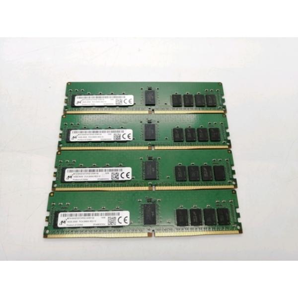 中古】DDR4 16GB 4本セット 計64GB PC4-21300(DDR4-2666) Registered