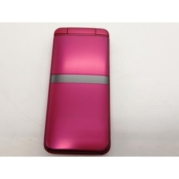 中古】KYOCERA docomo 【SIMフリー】 DIGNOケータイ レッド KY-42C