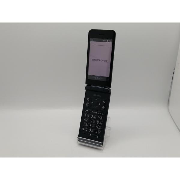 中古】KYOCERA docomo 【SIMフリー】 DIGNOケータイ ブラック KY-42C