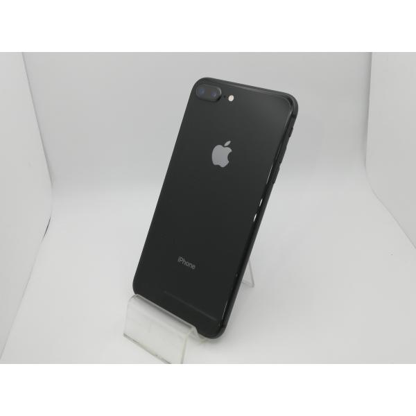 【中古】Apple au 【SIMロック解除済み】 iPhone 8 Plus 64GB スペースグレイ MQ9K2J/A【新橋烏森通り】保証期間１ヶ月【ランクB】