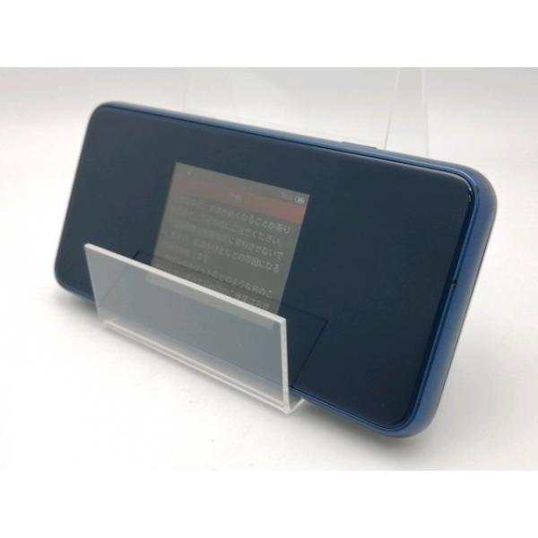 【中古】ZTE SoftBank 【SIMロック解除済み】 Pocket WiFi 5G A101ZT ネイビー【ECセンター】保証期間１ヶ月【ランクC】