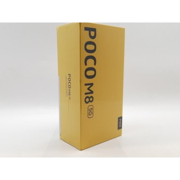 未使用】Xiaomi 海外版 【SIMフリー】 POCO M8 5G ブラック 8GB 512GB