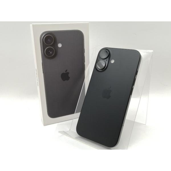 中古】Apple 国内版 【SIMフリー】 iPhone 16 128GB ブラック MYDQ3J/A