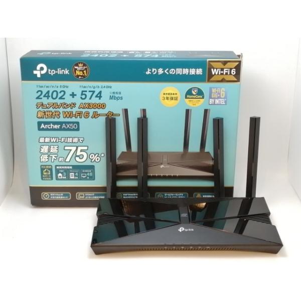 中古】TP-LINK Archer AX50 Wi-Fi6(11ax)対応無線LANルーター/2019年10