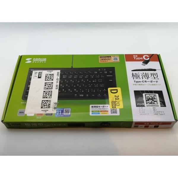 【未使用】サンワサプライ SKB-SL32CBK Type-C　極薄型キーボード【津田沼】保証期間１週間