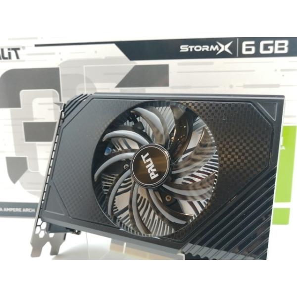 【中古】Palit GeForce RTX 3050 StormX 6GB NE63050018JE-1072F RTX3050/6G【津田沼】保証期間１週間