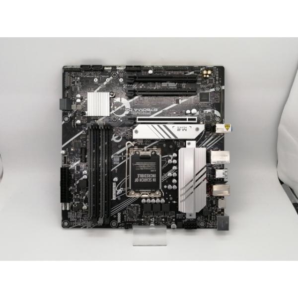 ■分類：マザーボード■ランク：中古■メーカー：ASUS■製造番号：T4M0CS04K4668P8■備考：BIOS ver：1805状態：CPUソケットピン曲がり修正痕有り付属品：箱、印刷物、SATAケーブルx2、I/Oシールド■保証期間：１...