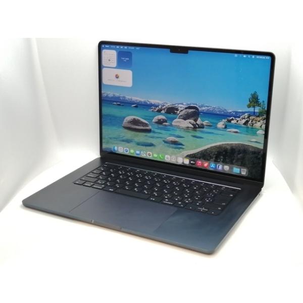 【中古】MacBook Air 15インチ  M3(CPU:8C/GPU:10C) 16GB/512GB ミッドナイト MXD43J/A (15インチ, M3, 2024)【高崎モントレー】保証期間１ヶ月【ランクB】