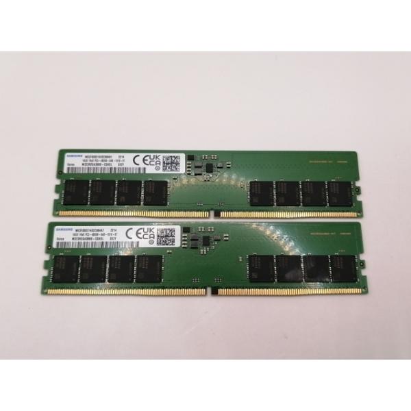 中古】DDR5 16GB 2枚組（合計32GB） DDR5-4800(PC5-38400