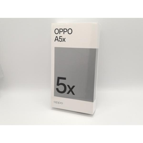 未使用】Oppo 国内版 【SIMフリー】 OPPO A5x 4GB 128GB ホワイト