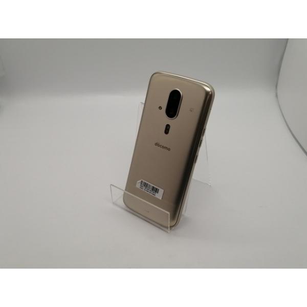 中古】FCNT docomo 【SIMフリー】 らくらくスマートフォン ゴールド