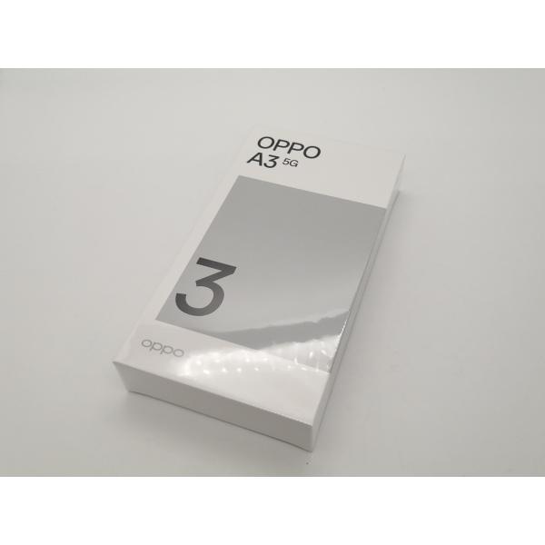 未使用】Oppo ymobile 【SIMフリー】 OPPO A3 5G 4GB 128GB ブラック
