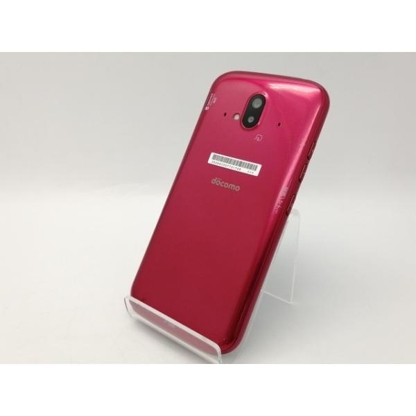 中古】Fujitsu docomo 【SIMフリー】 らくらくスマートフォン ピンク