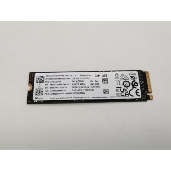 中古】各社 2TB SSD (M.2 2280/PCIe5.0 NVMe)【広島本通】保証期間1