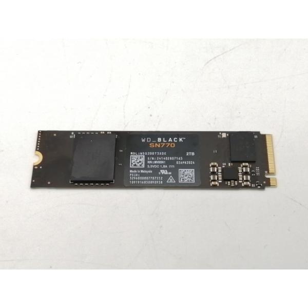 中古】W.D. WD_Black SN770 NVMe WDS200T3X0E 2TB/M.2 2280(PCIe4.0